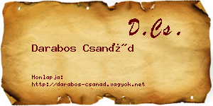 Darabos Csanád névjegykártya