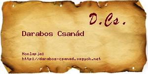 Darabos Csanád névjegykártya